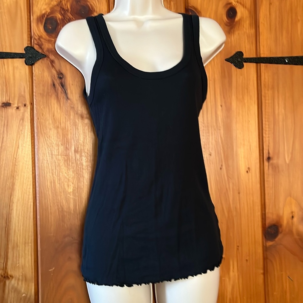 Banana Republic Tank Top Lettuce Edge